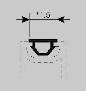 rainure PVC 301115 PVC strips 300345