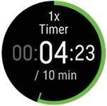 Kies Start om een tevoren ingestelde timer te gebruiken of maak een nieuwe timer in Intervaltimer instellen: 1.