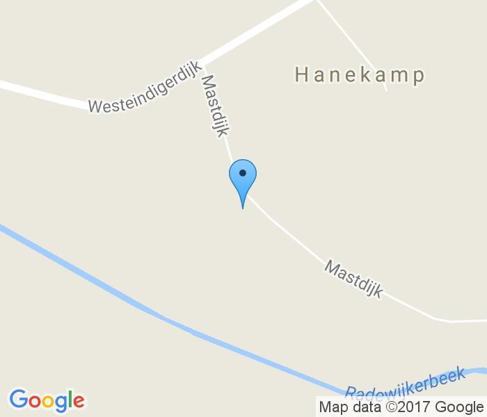 LIGGING KADASTRALE GEGEVENS Adres Mastdijk 1 Postcode / Plaats 7791 RN Radewijk