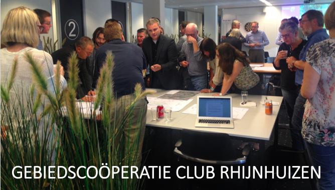 De statuten zijn getekend en aan iedereen verstuurd, de gebiedscoöperatie is opgericht en iedereen kan nu lid worden van Club Rhijnhuizen.