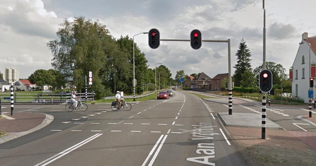 Overstekende fietsers op N266 2015: Fietsers kunnen de N266 veilig oversteken 2020: