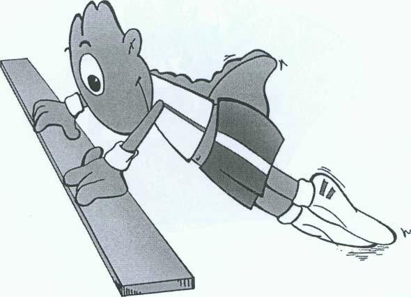 G Zilver 3: Handen- ym en voetensteun in vormspanning n a Gymnastiek aanhouden Opdracht: handen- en voetensteun in vormspanning 5 tellen aanhouden.