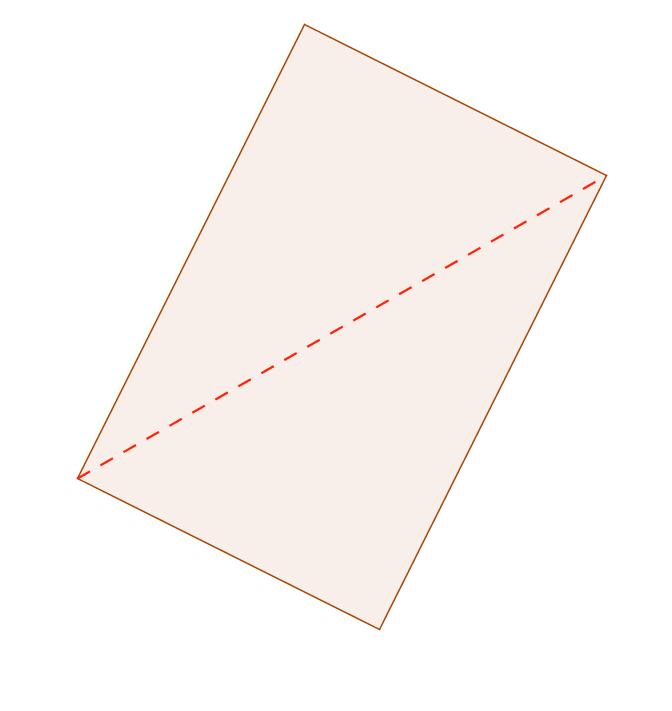 Als je een vorm kunt dubbelvouwen (zodat de helften precies op elkaar passen) dan heet de vorm symmetrisch. De twee helften zijn dan elkaars spiegelbeeld.