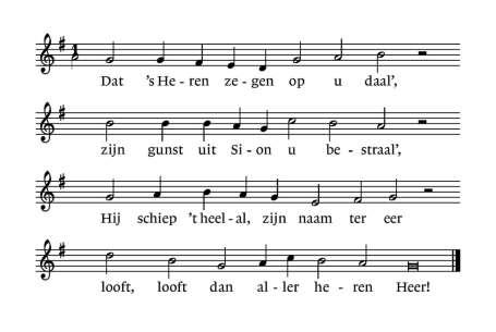 God onze hemelse Vader geve u zijn Heilige Geest tot vervulling van het ambt van ouderling/diaken in de gemeente van Jezus Christus.