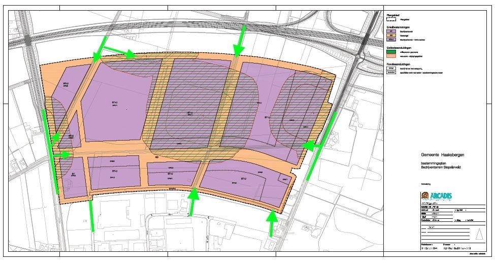 Afbeelding 6 Bereikbaarheid Bedrijventerrein Stepelerveld [3] Voor de aanwezigheid van opstelplaatsen in en nabij het bedrijventerrein dient overleg te worden gepleegd met de regionale brandweer.