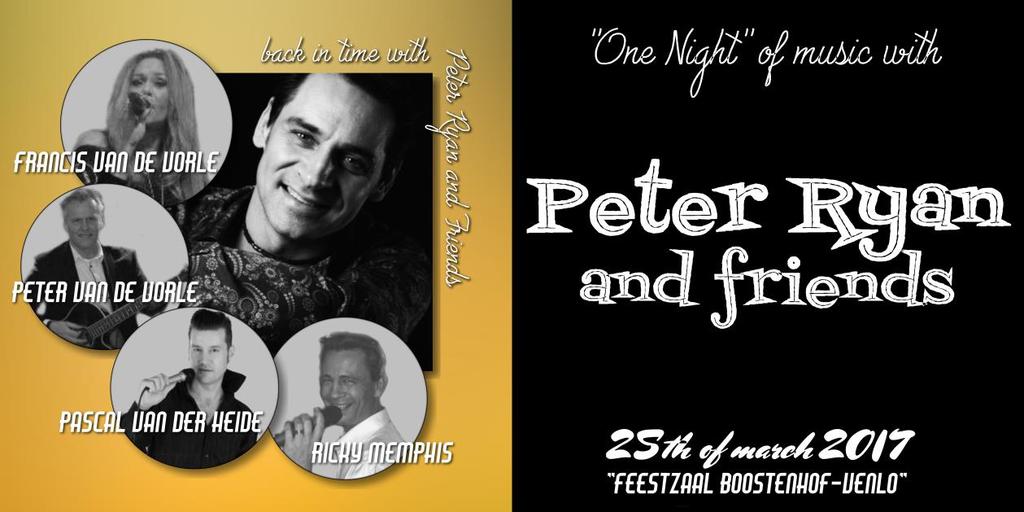 One Night of music One Night of music with Peter Ryan and Friends in Boostenhof 25 Maart as.