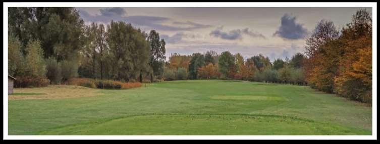 Cromstrijen hole 6 compact course: analyse Een korte par 4, maar wel met veel gevaar, met name water links Bunker rechts op de