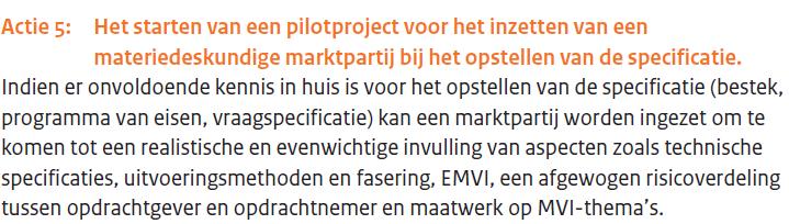 Voorbereidende fase: Tip In Rotterdam doen ze het al.