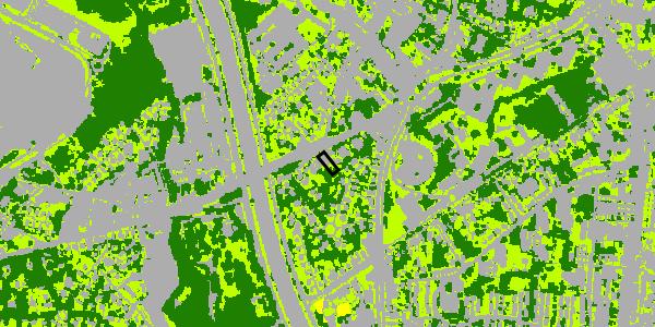 Geluidsbelasting nacht 23u00-07u00 (2016) Informatief: Wegverkeer: Nee Spoorverkeer: Nee Luchtverkeer: Nee 55-59 db 60-64 db 65-69 db