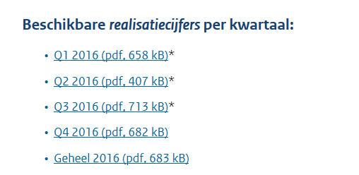 25 26 Basisnet tabel Verwachting Basisnet jaarrapp. 2016 27 28 Verwachting Basisnet jaarrapp. 2016 Realisatiejaar 2016 Geen enkel incident met gevaarlijke stoffen waarbij slachtoffers zijn gevallen.