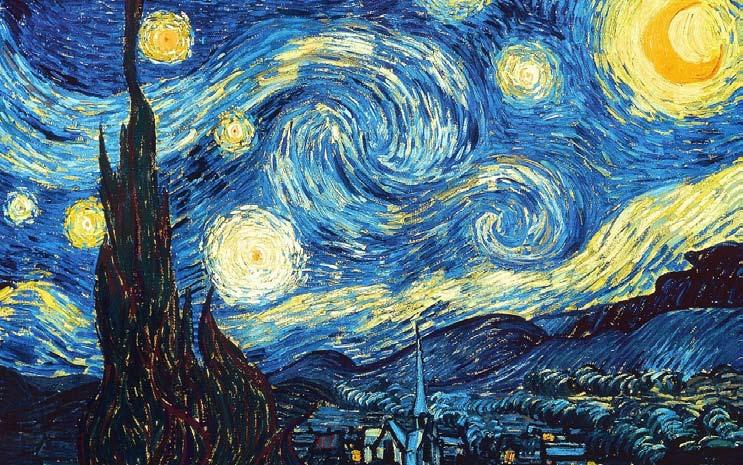 Vincent van Gogh Sterrennacht (1889) 73 92 cm