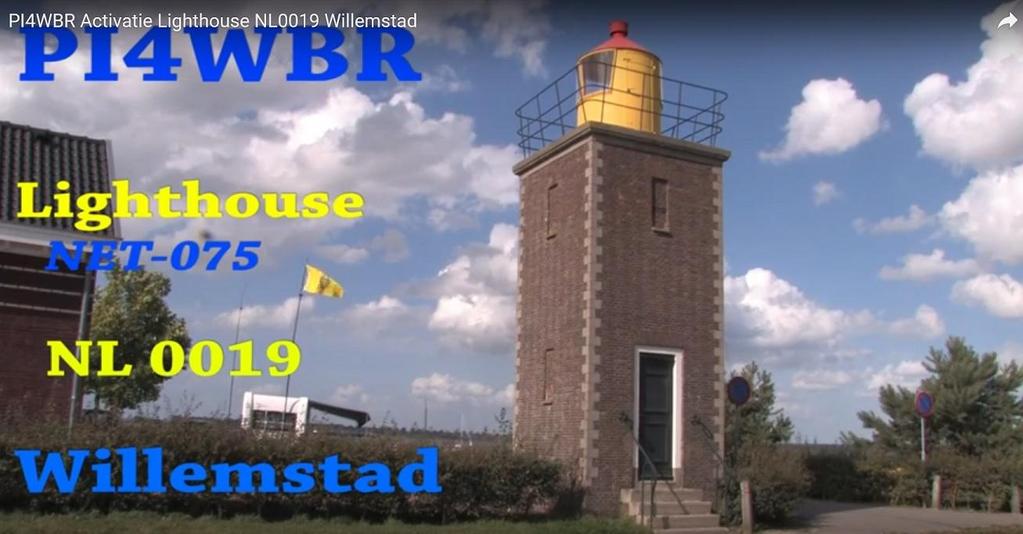 https://youtu.be/q1onvpm6wqg Via bovenstaande link is er nog een leuk filmpje tezien van het Lighthouse weekend waar PH2A & PD3JAG actief waren in Willemstad NL-0019.