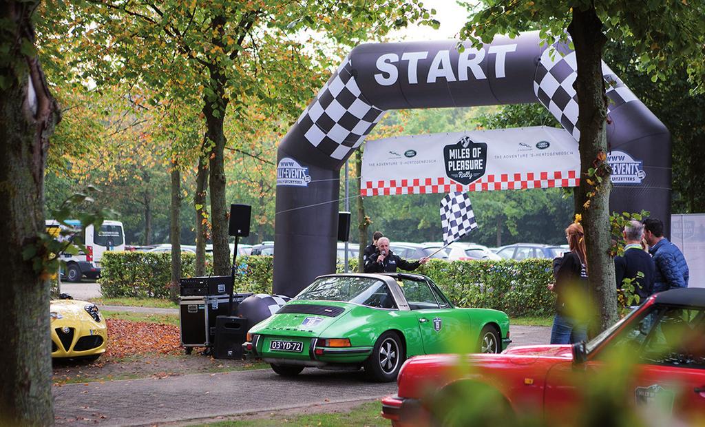 Mogelijkheid A Deelname (2 personen) 500,- Daarvoor krijgt u: Deelname aan de rally met een equipe van twee personen Een geheel verzorgde dag op toplocaties