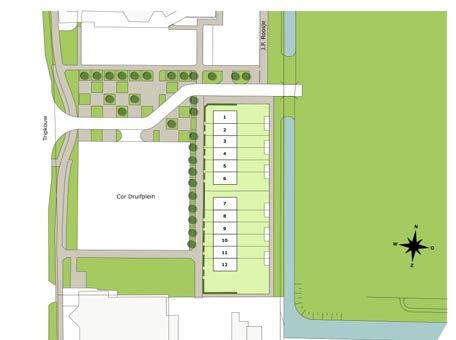 Dat komt onder andere door de goed Het terrein biedt voldoende parkeergelegenheid voor geïsoleerde buitenmuren, triple glas in de ramen en zowel de bewoners als bezoekers.