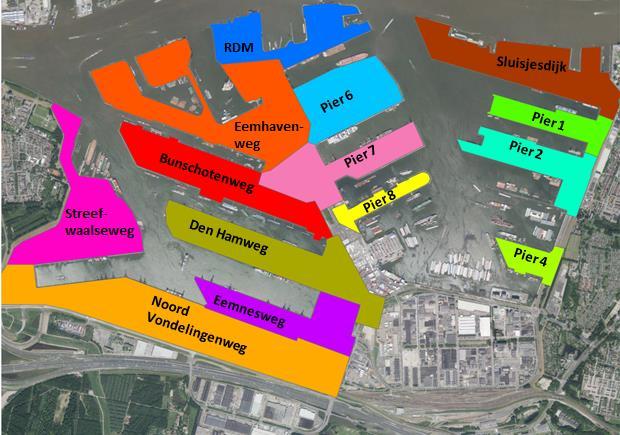 Samenvatting Waterveiligheid Waal-Eemhaven 1. Werken aan waterveiligheid in het Rotterdamse havengebied Als gevolg van klimaatverandering neemt het overstromingsrisico toe.