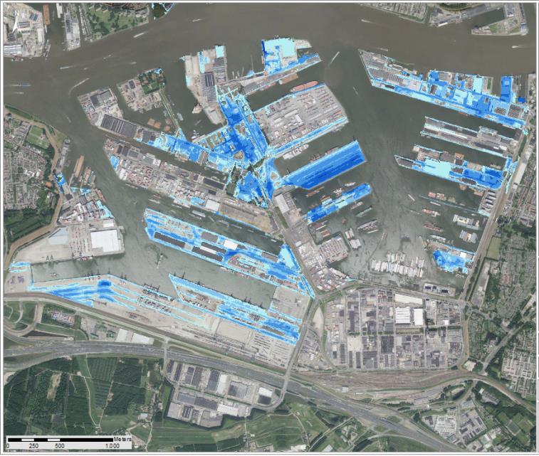 In de toekomst neemt de kans op overstromen toe door zeespiegelstijging als gevolg van klimaatverandering.