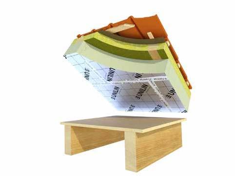 Toepassing kan enkel en alleen indien een damp-open onderdak aanwezig is en het dak vrij is van waterinfiltraties.