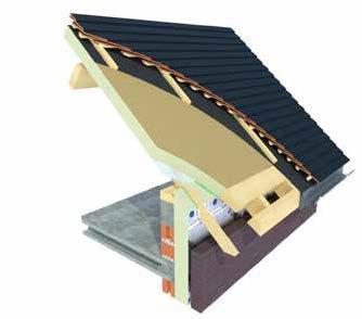 Het systeem wordt voornamelijk toegepast bij renovatieprojecten en aangebracht na afname van dakbedekking, panlatten en tengellatten via de buitenzijde van het dak.