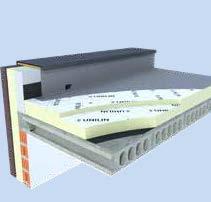 Isolatieplaat voor het dak ROOF L TAPERED ROOF L TAPERED is een PIR afschotisolatieplaat bekleed aan beide zijden met een meerlaags gasdicht laminaat.