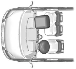 escherming van inzittenden WERKING irbags WRSCHUWINGEN Wijzig de voorzijde van de wagen op geen enkele wijze. Dit zou nadelige gevolgen voor het ontvouwen van de airbags kunnen hebben.