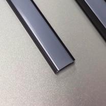 stuk - 7mm - ALU kleur ZWART Aluminium hoek-profiel AXIS - Aluminium hoek profiel 16 x 16mm