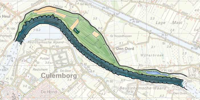 Schalkwijker buitenwaard R38-1 Schalkwijker buitenwaard is gelegen aan de rechteroever van de Neder-Rijn.