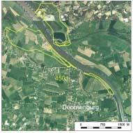 451 bekading na Pannerdensche Kop (Scherpekamp) Dit knelpunt is gelegen in de Doornenbursche Buitenpolder op de linkeroever van het Pannerdensch Kanaal, ten noorden