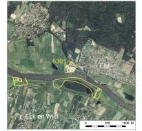 De maatregel omvat het verlagen van de veerstoep op de linker oever van de Neder-Rijn in de Ingensche Waarden.
