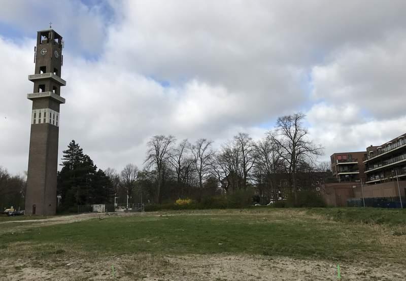 Foto genomen in noordoostelijke richting Figuur 8: De strook houtige beplanting aan