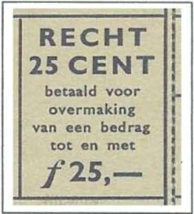 In de loop der jaren zijn er in Nederland verschillende postwisselformulieren in gebruik geweest waarop de hoogte van het verschuldigde recht niet ingevuld hoefde te worden, maar al voorgedrukt was.
