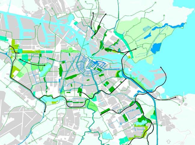 BIJLAGE 7 51 Structuurplan Groen en water 2010 Hoofdgroenstructuur Parken Schakelparken Volkstuinen en sportparken Natuurgebied Landelijk gebied Hoofdwaterstructuur Geen demping, uitbreiding