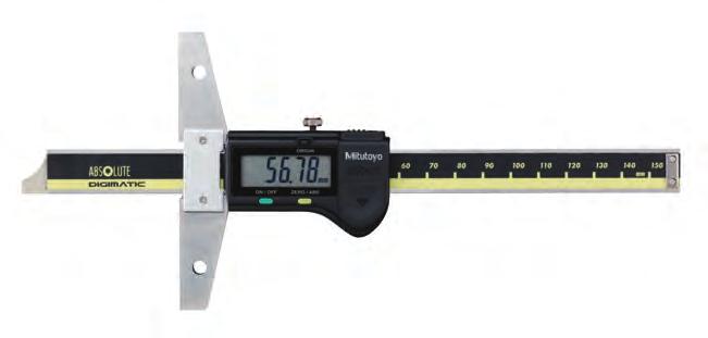 ABSOUTE Digimatic diepteschuifmaat Serie 51 Dit is een standaard model dieptemeter voor nauwkeurige metingen. Het biedt u de volgende voordelen: ABSOUTE systeem geeft betrouwbare metingen.