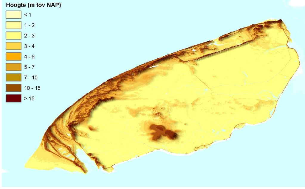 4.2.2. Duinboogcomplex Abiotische omstandigheden Texel heeft een uitgestrekt en gevarieerd duincomplex. Er is een bijzondere variatie aan duinvalleien aanwezig, afhankelijk van ouderdom en hydrologie.