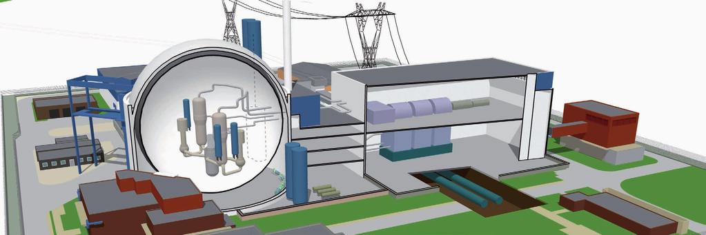 Koeling Of een kerncentrale nu in bedrijf is of stilligt voor onderhoud: de splijtstof in een drukwaterreactor moet altijd onder water staan.