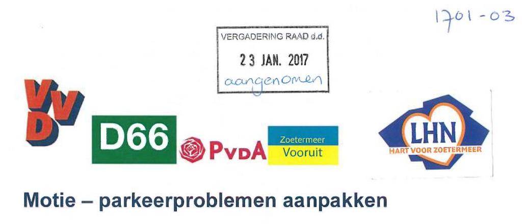 Aanleiding van de samenspraak Naar aanleiding van Motie 1701-03 (23 januari 2017) Deze is naar voren gekomen bij het bespreken van de plannen van de HOM.