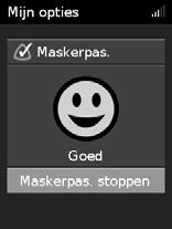 Maskerpasvorm Maskerpas is ontworpen om u te helpen om mogelijke luchtlekken rond uw masker te beoordelen en identificeren. Maskerpasvorm controleren: 1.
