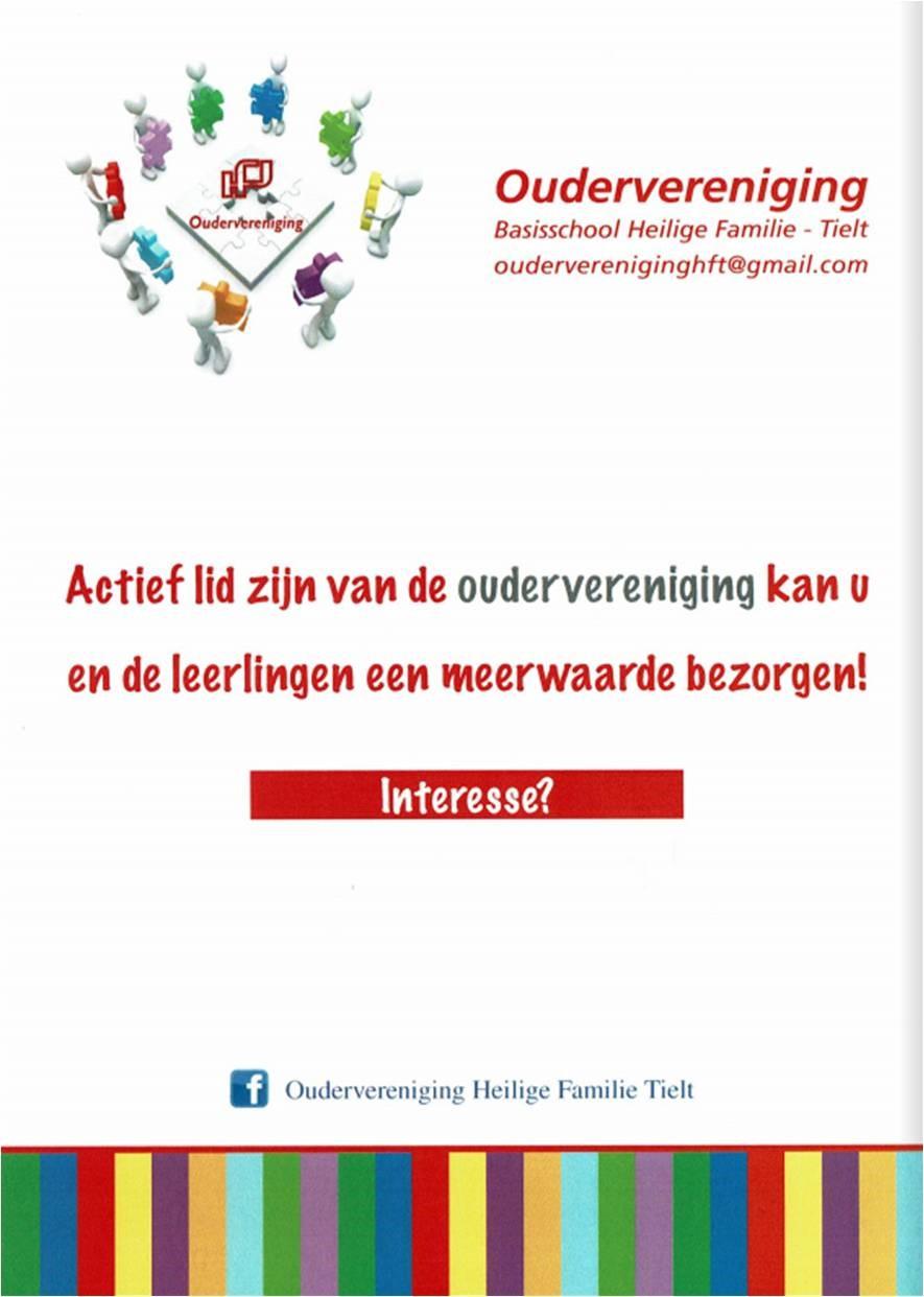 Nieuws van de oudervereniging De