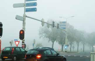 aansluiting met verkeerslichten.