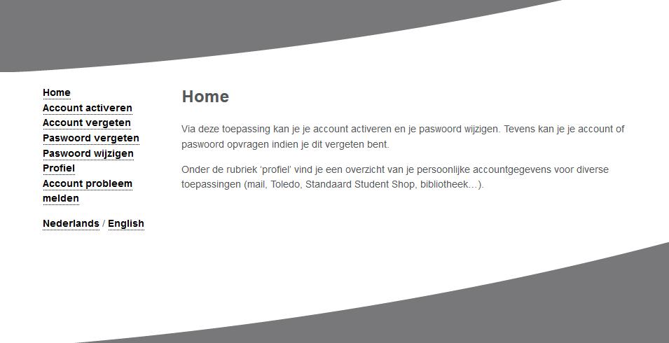 Account Odisee Formaat voornaam.