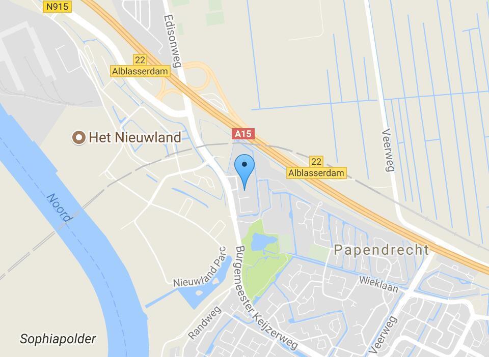 LOCATIE Onderstaande kaart is slechts een