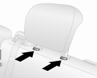 Hoofdsteunen achter, hoogteverstelling Let op Goedgekeurde accessoires mogen alleen bevestigd worden als de stoel niet wordt gebruikt.