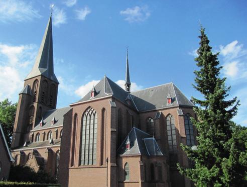 Midden 19e eeuw bleek de Schuurkerk aan het Overeind, waar sinds 1688 werd gekerkt, te klein.