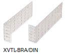 worden toegepast voor het bevestigen van montageplaten Bevestiginsgbeugels, type XVTL-BRA/DIN, zijn geperforeerd en worden toegepast voor het bevestigen van DIN profielen Afmetingen Set van
