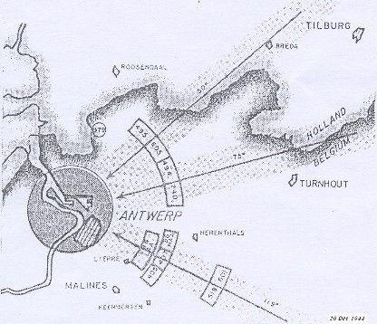 11 JANUARI 1945 Op 11 januari was de Slag der Ardennen voorbij en de eenheden die teruggetrokken waren uit ANTWERP X waren terug.