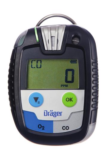 DrägerSensor XXS 03 Systeemonderdelen Dräger Pac 6000 De Dräger Pac 6000 is een enkelvoudig gasmeetinstrument voor de betrouwbare en nauwkeurige persoonlijke bewaking van CO, H2S, SO2 of O2, zelfs