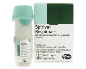 Stap 4 ernstig astma Alternatieven: - Tiotropium toevoegen vb Spiriva Respimat -