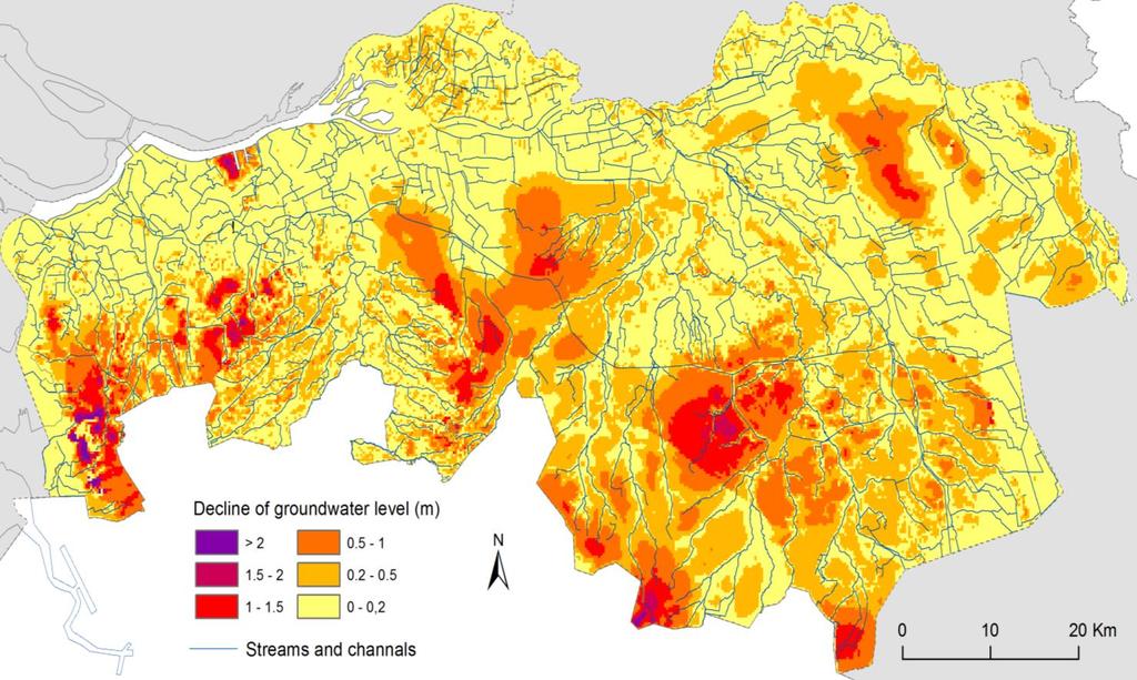 Voorbeeld Noord-Brabant Verlaging grondwaterstand