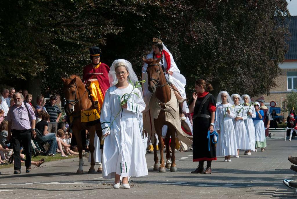 Godelieveprocessie Gistel: erkenning processie als immaterieel cultureel erfgoed Jaarlijkse processie op eerste