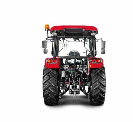 HYDRAULISCH SYSTEEM EN AFTAKAS Vermogen voor ieder werktuig De driepuntsbevestiging van de Farmall 55-75 A-tractoren biedt een hefvermogen van 2,700 kg,