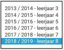 Als u een rapport wil bekijken, klikt u op de naam van het desbetreffende kind en vervolgens op